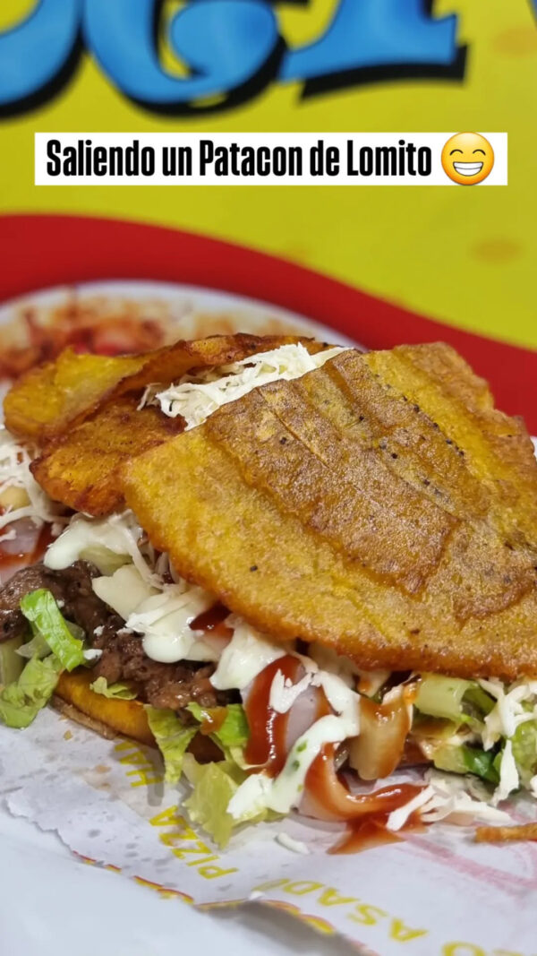 2 PATACONES + BEBIDAS