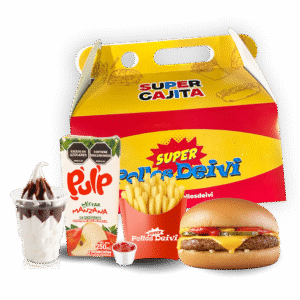 Súper cajita Hamburguesa