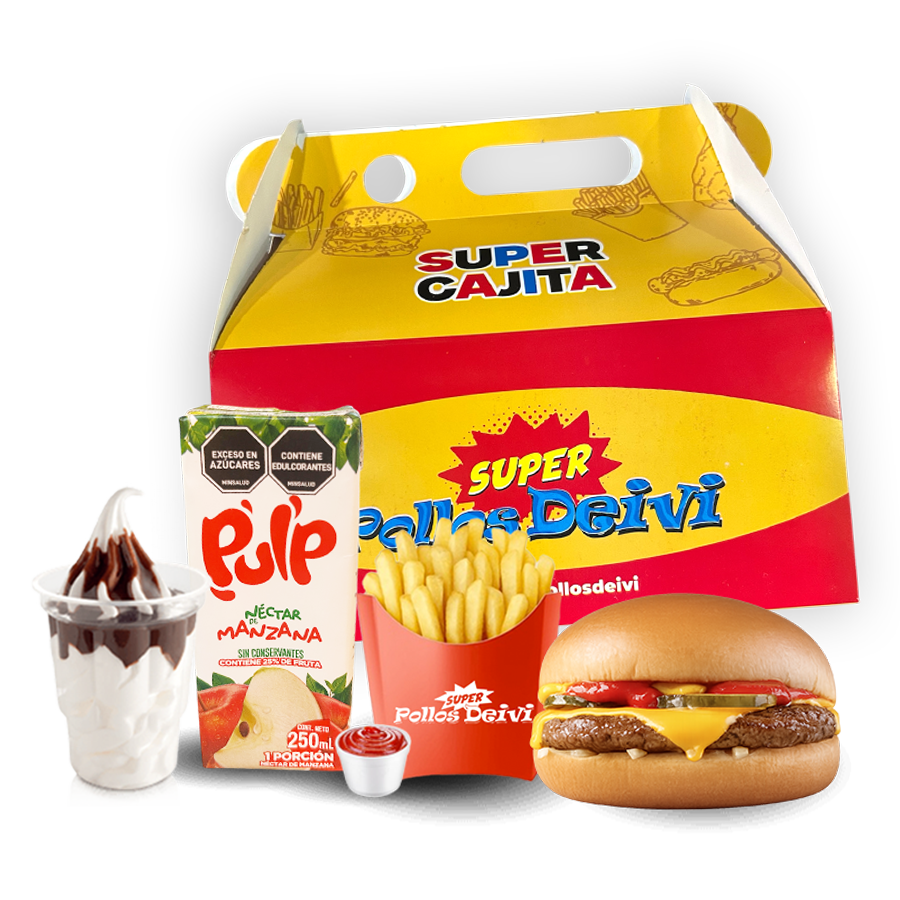 Súper cajita Hamburguesa