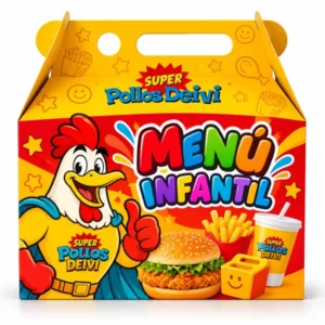 Caja de Menú Infantil Super Pollos Deivi