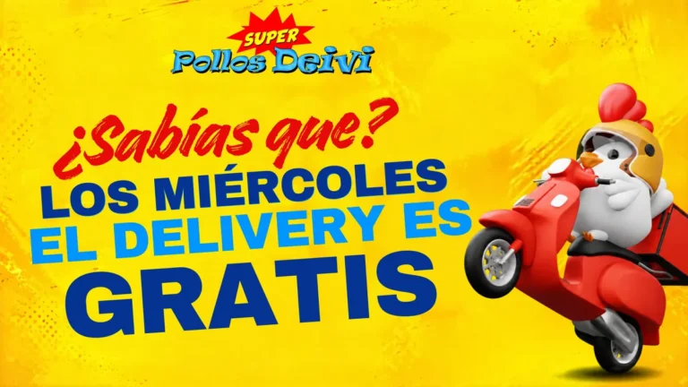 Promo de miércoles: el delivery es gratis